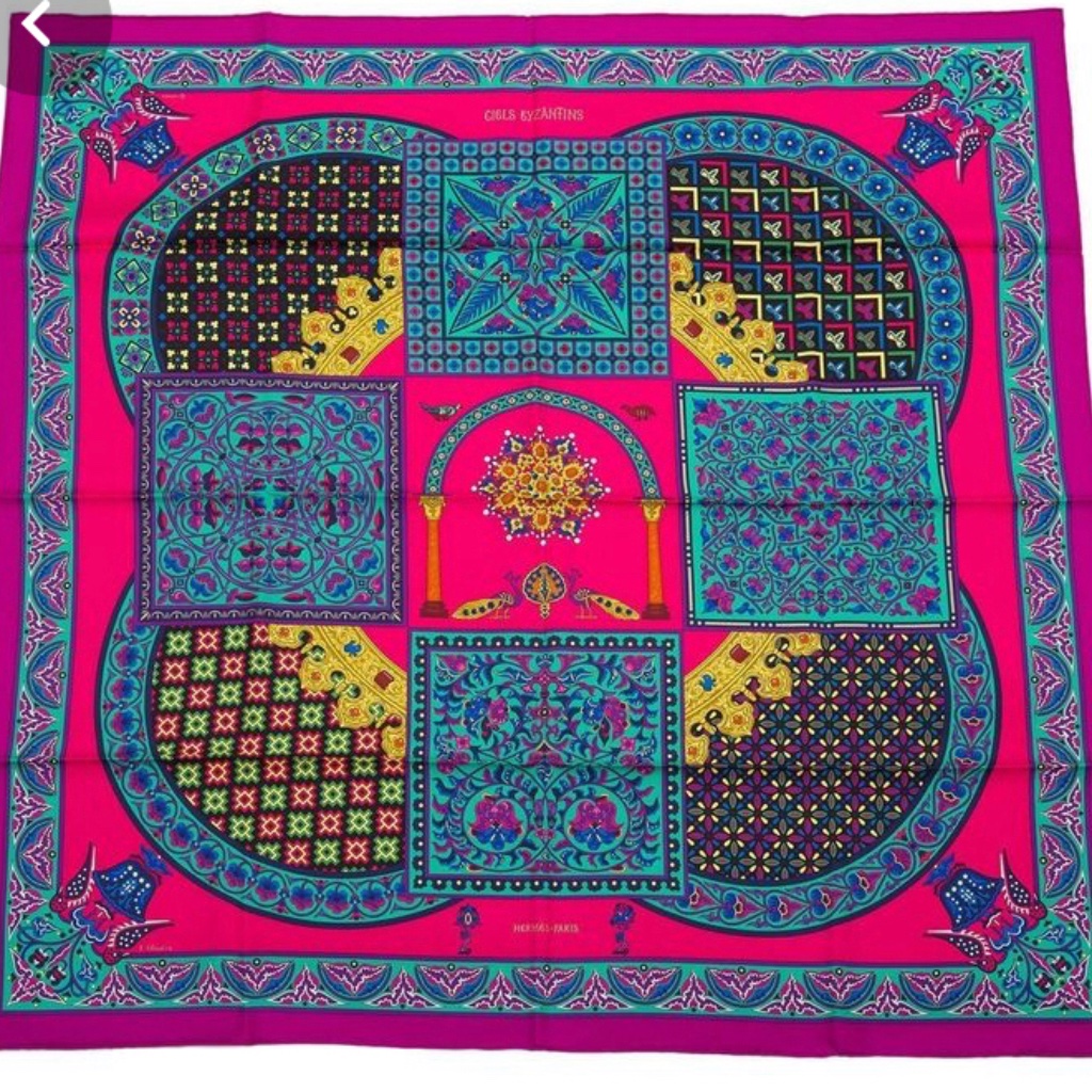 Mint Condition Vintage Herms Scarf